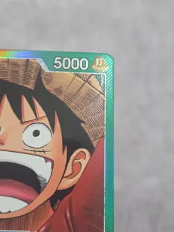 One Piece Carrying On His Will Monkey D Luffy OP13-001 Alternate Alt Art Leader - Image 4