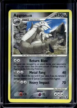 2009 Pokemon Platinum Rising Rivals Aggron Reverse Holo #14/111 - Image 1