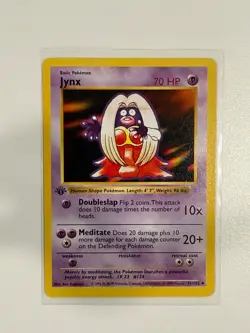 Jynx 31/102 Shadowless 1st Edition Pokemon TCG Base Set LP/NM - Image 1