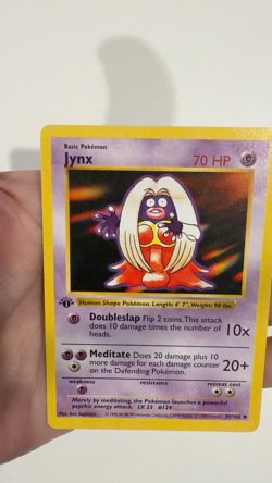 Jynx 31/102 Shadowless 1st Edition Pokemon TCG Base Set LP/NM - Image 2
