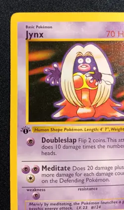 Jynx #31/102 1st Edition Shadowless Base Set Pokemon TCG - Image 3