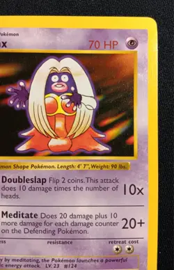 Jynx #31/102 1st Edition Shadowless Base Set Pokemon TCG - Image 4