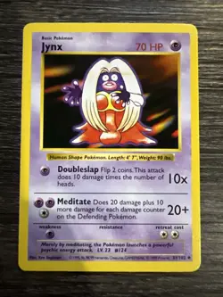 Pokemon Jynx 31/102 1st Edition Shadowless Base Set Card - Image 1
