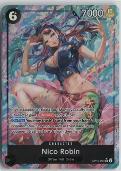 Nico Robin (Alternate Art) SR Legacy of the Master OP12-087 NM - Image 1