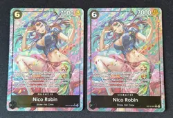 (2x) Nico Robin (Alt Art) SR OP12-087 One Piece Legacy of the Master NM - Image 1