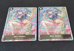 (2x) Nico Robin (Alt Art) SR OP12-087 One Piece Legacy of the Master NM - Image 3