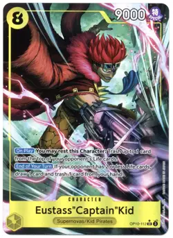 OP10-112 Eustass Captain Kid Super Rare Alt Art English One Piece TCG-NM - Image 1