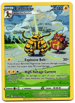 Electivire GG08/GG70 - Crown Zenith Galarian Gallery Pokemon TCG - M/LP Card - Image 1