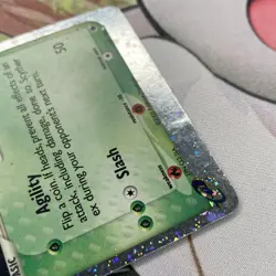 (SWIRL!) Scyther EX 102/109 Holo Pokemon Card Ruby & Sapphire LP-MP - Image 3