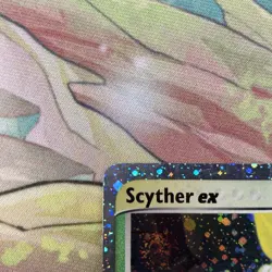 (SWIRL!) Scyther EX 102/109 Holo Pokemon Card Ruby & Sapphire LP-MP - Image 4