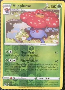 Vileplume 003/196 Swsh11: Lost Origin Reverse Holo - Pokemon Card - Image 1