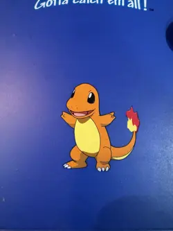 Vintage Pokemon 1999 Charmander 4-Pocket Card Binder Book With 85 Cards Vtg Base - Image 2