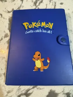 Vintage Pokemon 1999 Charmander 4-Pocket Card Binder Book With 85 Cards Vtg Base - Image 4