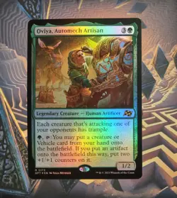 Oviya Automech Artisan Aetherdrift Foil NM Magic The Gathering - Image 1