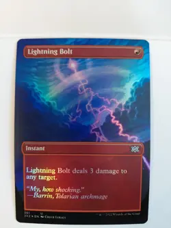 Lightning Bolt (Borderless) Double Masters 2022 Foil - Image 1
