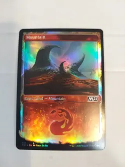 Mountain (Showcase) Core Set 2021 Foil - Image 1
