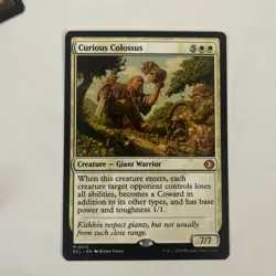 MTG Lorwyn Eclipsed Curious Colossus 0012 Mythic - Image 1
