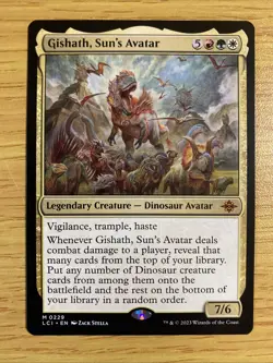 Gishath, Sun's Avatar The Lost Caverns of Ixalan Regular - Image 1