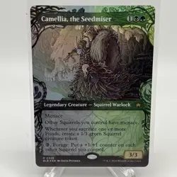 x1 Camellia, the Seedmiser x1 MTG Showcase FOIL Bloomburrow Magic The Gathering - Image 1