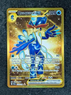 2023 Pokemon QUAQUAVAL EX #273/193 Paldea Evolved Hyper Rare Holo English - Image 1