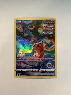 Pokemon Deoxys GG12/GG70 Crown Zenith Galarian Gallery Ultra Rare Full Art Holo - Image 1