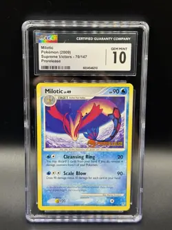 2009 Pokemon Platinum Supreme Victors Milotic Prerelease 70/147 CGC 9 MINT - Image 1
