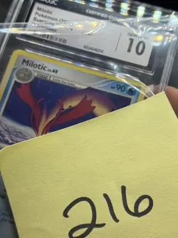 2009 Pokemon Platinum Supreme Victors Milotic Prerelease 70/147 CGC 9 MINT - Image 3