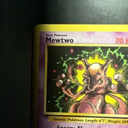 Pokemon Vintage Mewtwo 14/53 Wotc Black Star Promo 2000 - Image 2
