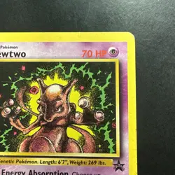 Pokemon Vintage Mewtwo 14/53 Wotc Black Star Promo 2000 - Image 3