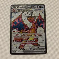 Pokemon TCG Charizard EX Scarlet and Violet SVP 056 Black Star Promo MINT - Image 1