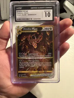 Pokemon TCG Crown Zenith Giratina v Star GG69/GG70 CGC Gem Mint 10 💎 - Image 1