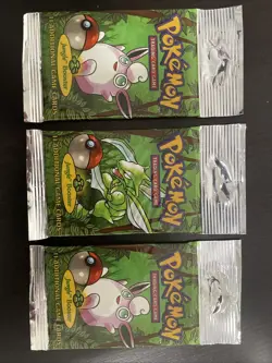 Pokemon Jungle Long Crimp Booster Packs All Artworks 1 Heavy Pack. Originalowner 742818061384 - Image 1