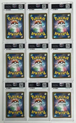 PSA 10 SET OF 9 YU NAGABA UMBREON EEVEE SYLVEON JAPANESE PROMO POKEMON SVP - Image 2