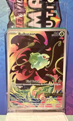 Pokemon Bulbasaur Illustration Rare Promo SEALED 133/132 Me01 Mega Evolution EN - Image 1