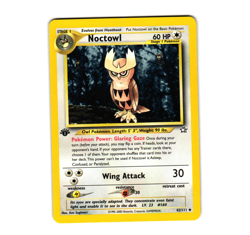 Pokemon Noctowl 42/111 1st Ed Neo Genesis Regular [MP] - Image 1