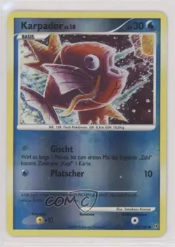 Magikarp German Reverse Foil Pokemon Diamond & Pearl Stormfront #65 2008 - Image 1