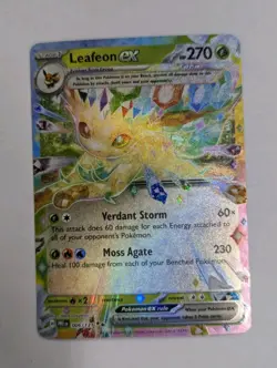 Leafeon ex 006/131 Sv: Prismatic Evolutions Holo Pokemon TCG NM - Image 1