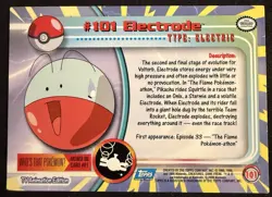 2000 Topps Electrode Pokemon TCG TV Animation Series #101 Blue Label LP - Image 3