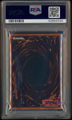 2002 Yu-Gi-Oh! LOB Legend Blue Eyes 1st Edition #005 Dark Magician PSA 9 MINT - Image 3