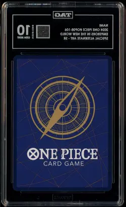 2024 One Piece OP08-106 Special Alternate Art Nami TAG 10 GEM MINT - Image 3