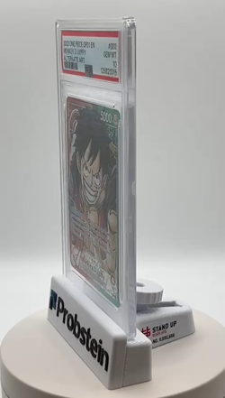 2022 One Piece OP-01 Alternate Art #003 Monkey D. Luffy Pre-Errata PSA 10 - Image 2