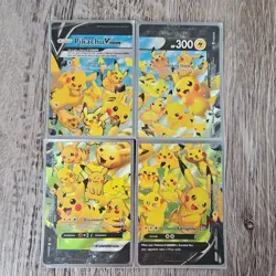 Pikachu V-Union SWSH139-142 Pokemon Celebrations Promo 4 Card Set Mint Near Mint - Image 1