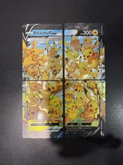 Pikachu V-Union SWSH139-142 Pokemon Celebrations Promo 4 Card Set Mint Near Mint - Image 1