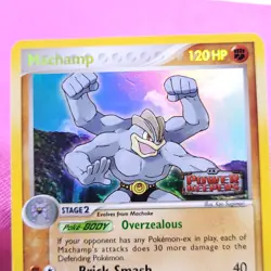 Machamp 11/108 2007 EX Power Keepers Reverse Holo Stamped Pokemon TCG Card LP - Image 2