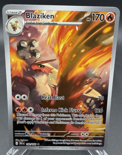 Blaziken 192/182 Destined Rivals Illustration Rare 2025 Pokemon TCG Card NM - Image 1