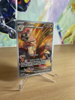 Blaziken 192/182 Destined Rivals Illustration Rare 2025 Pokemon TCG Card NM - Image 2