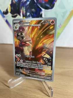 Blaziken 192/182 Destined Rivals Illustration Rare 2025 Pokemon TCG Card NM - Image 3