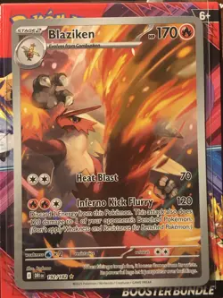 Blaziken 192/182 Destined Rivals Illustration Rare 2025 Pokemon TCG Card NM - Image 1