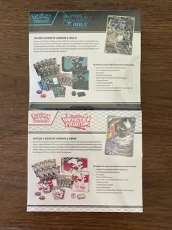 👀 2 Box Lot Pokemon TCG: Black Bolt & White Flare ETB Elite Trainer Box Sealed - Image 2