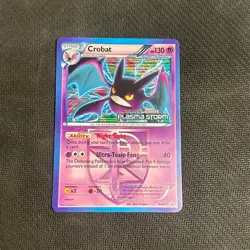 Crobat BW51 Black Star Promo Holo Card B&W Plasma Storm Stamped Pokemon TCG NM - Image 1